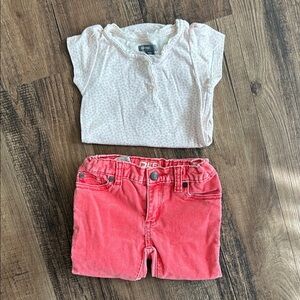 Peek Bright Red Baby Pants